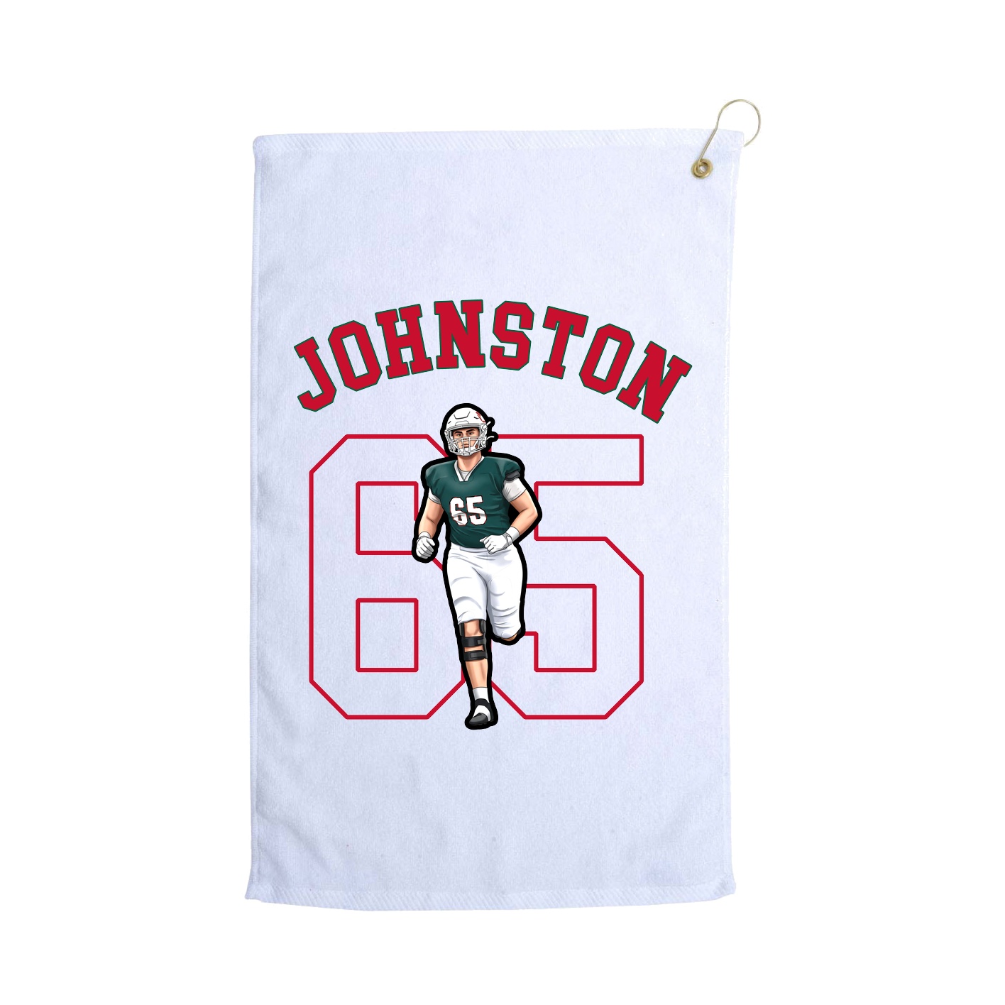 Golf Towel — Shirsey Arch in White