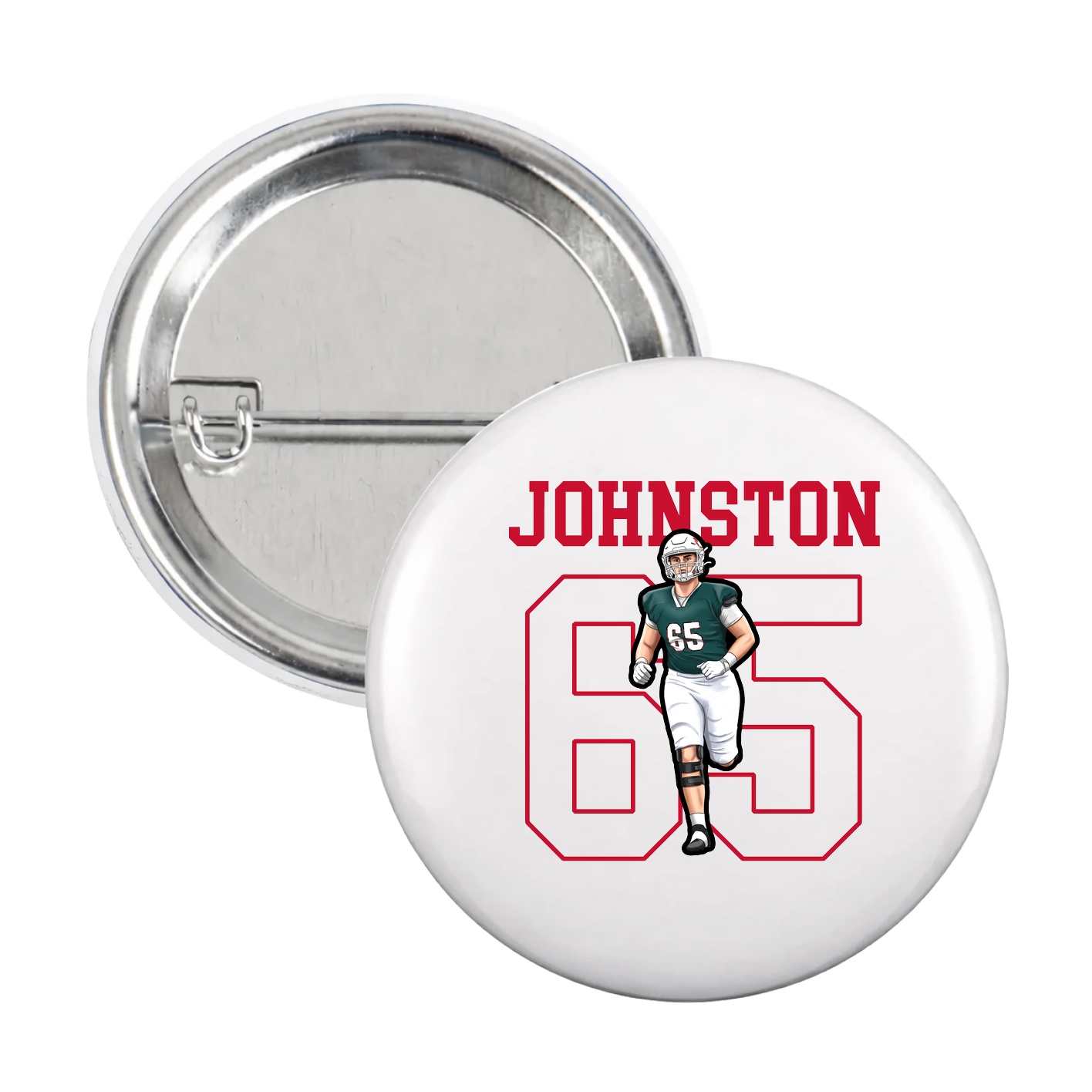 Game Day Button — Shirsey in White