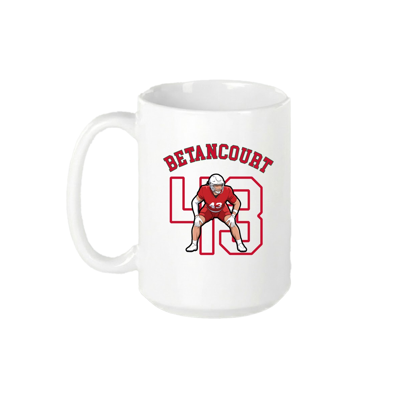 15oz Coffee Mug — Shirsey Arch in White