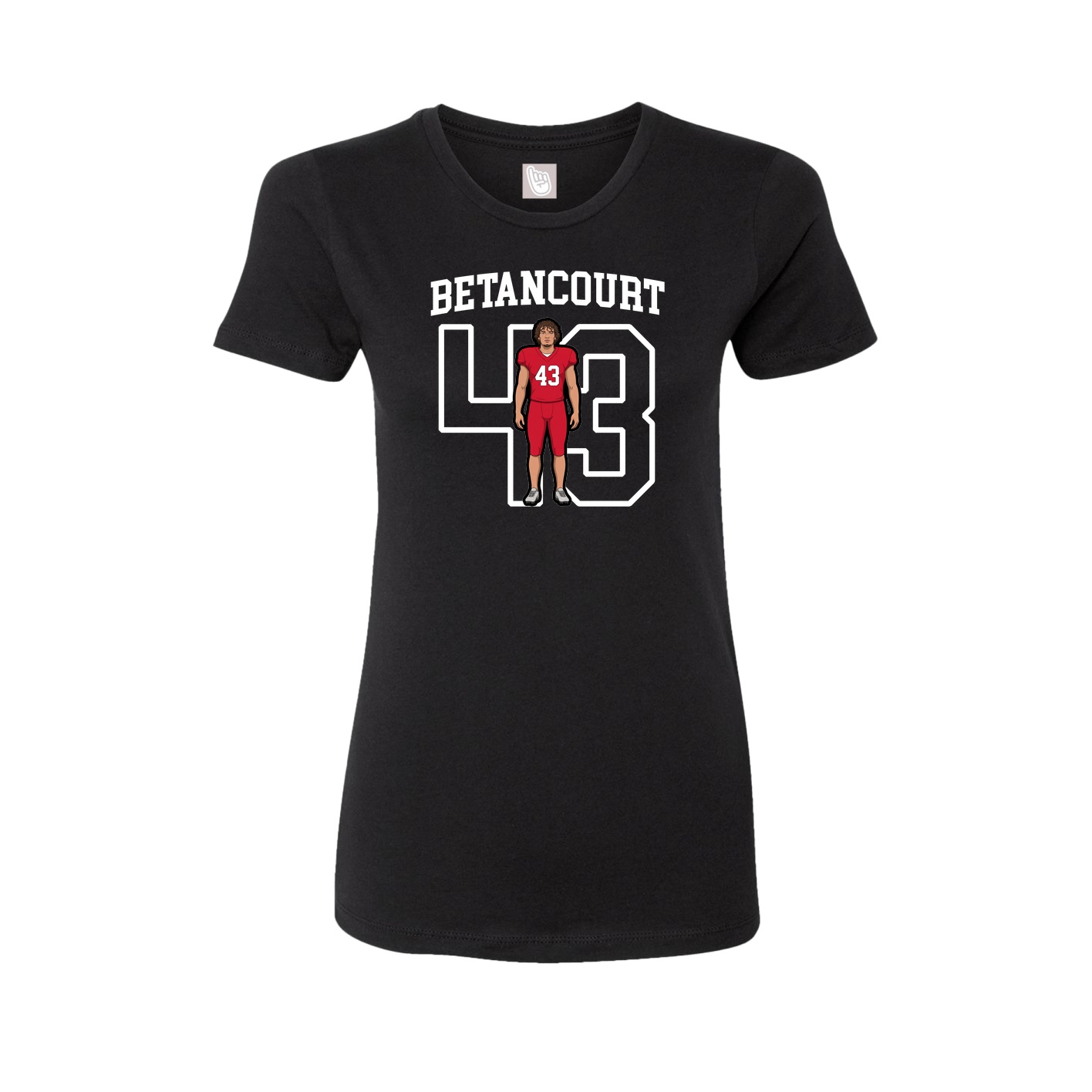 Fitted Women's Tee — Shirsey in Black