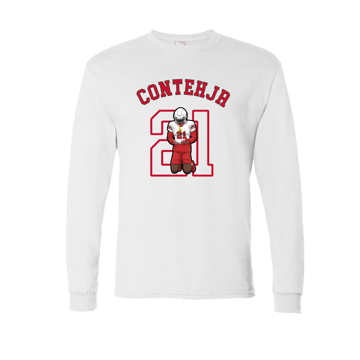 Long Sleeve Tee — Shirsey Arch in White