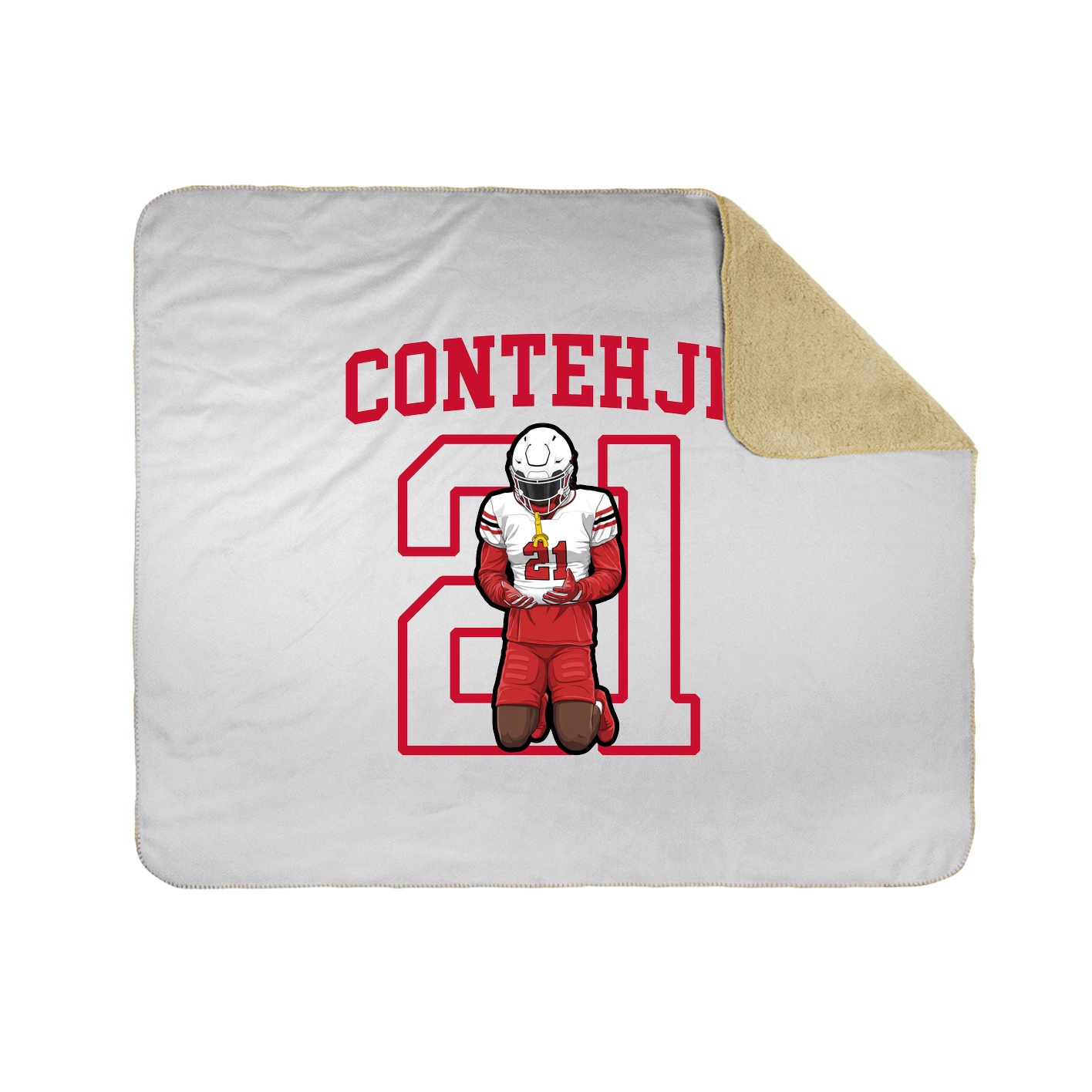 Throw Blanket — Shirsey in White