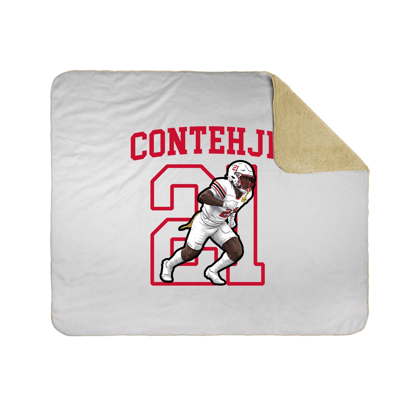 Throw Blanket — Shirsey in White