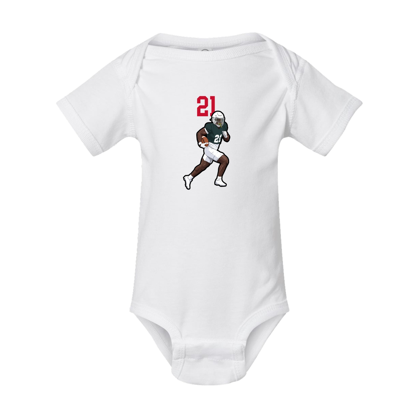 Baby Onesie — Number Top in White