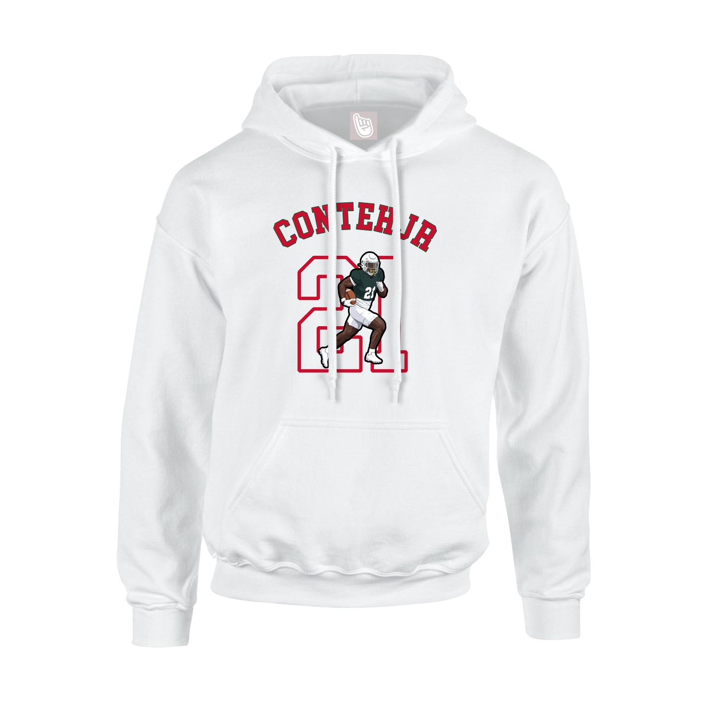 Youth Hoodie — Shirsey Arch in White