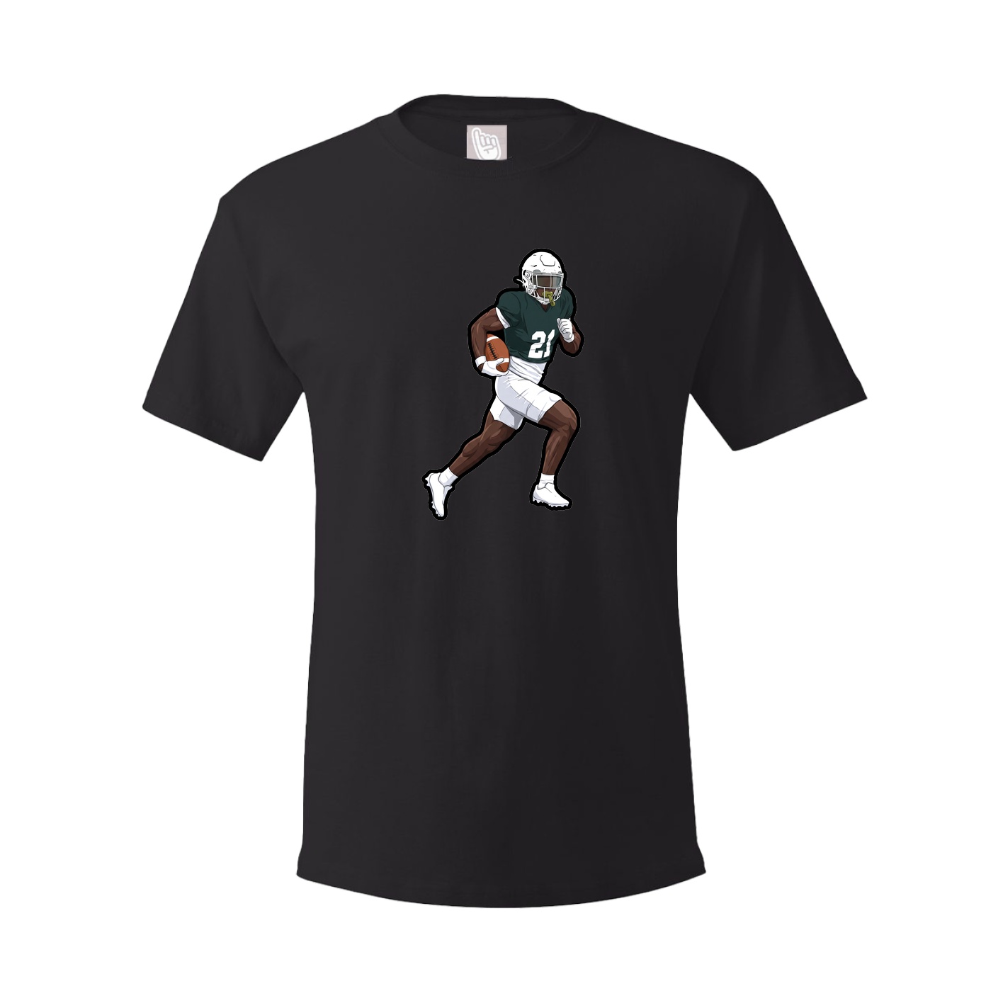 Youth Tee — Name Vertical in Black