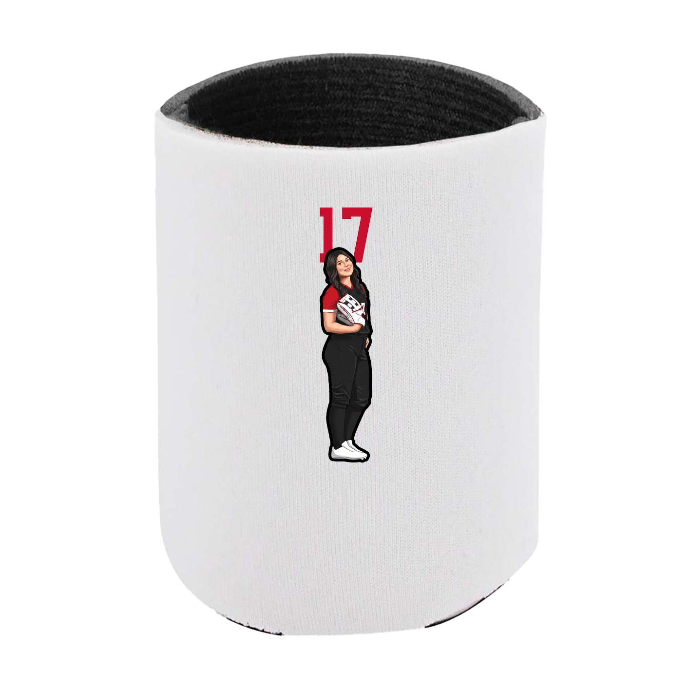 Can Holder — Number Top in White