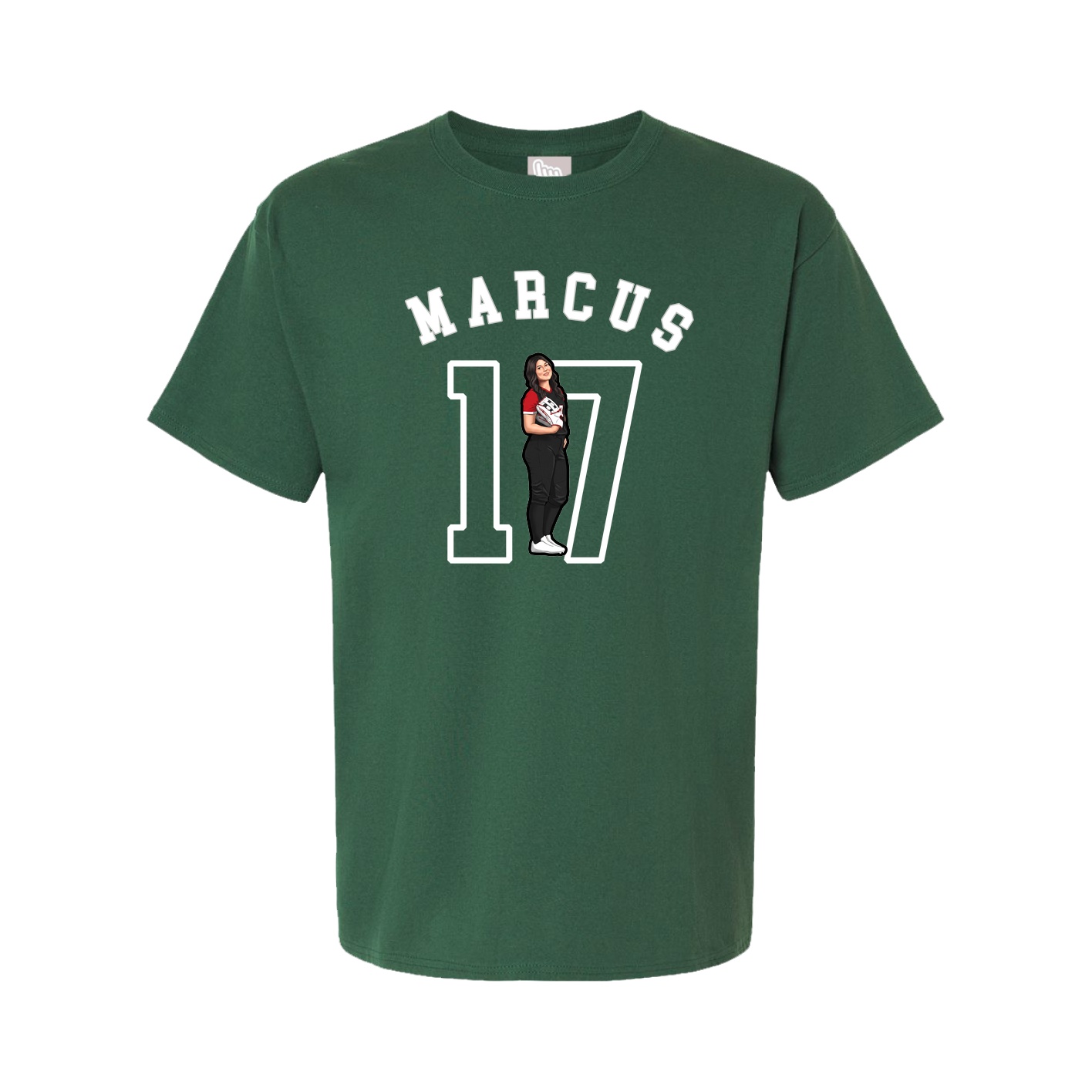Youth Tee — Shirsey Arch in Green