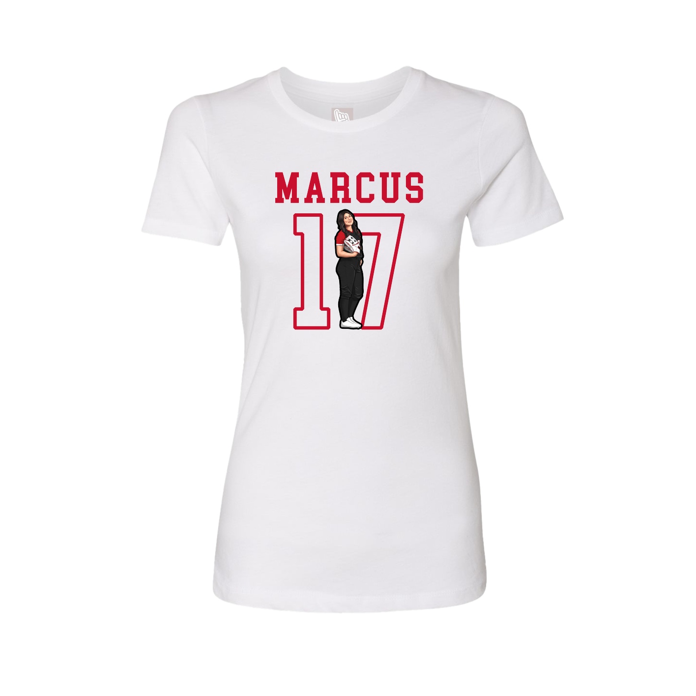 Fitted Women's Tee — Shirsey in White