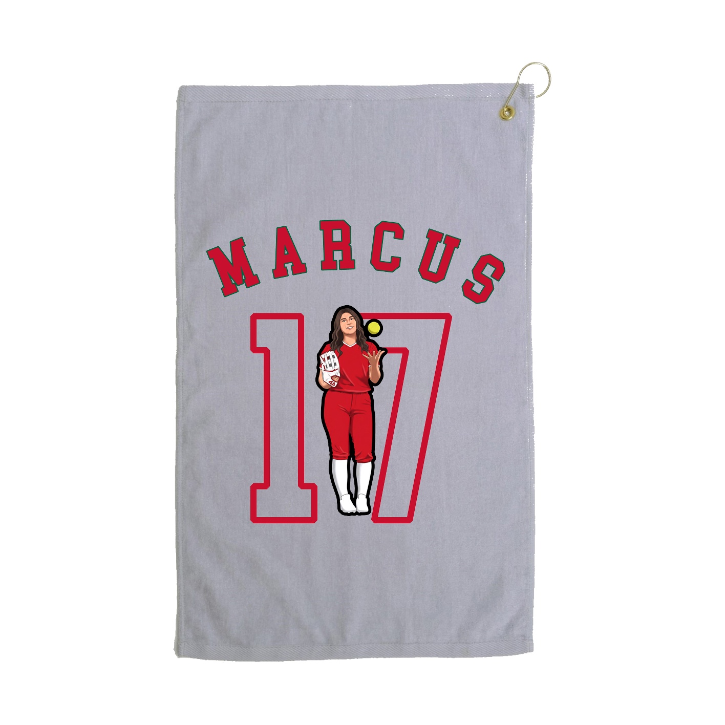 Golf Towel — Shirsey Arch in Grey