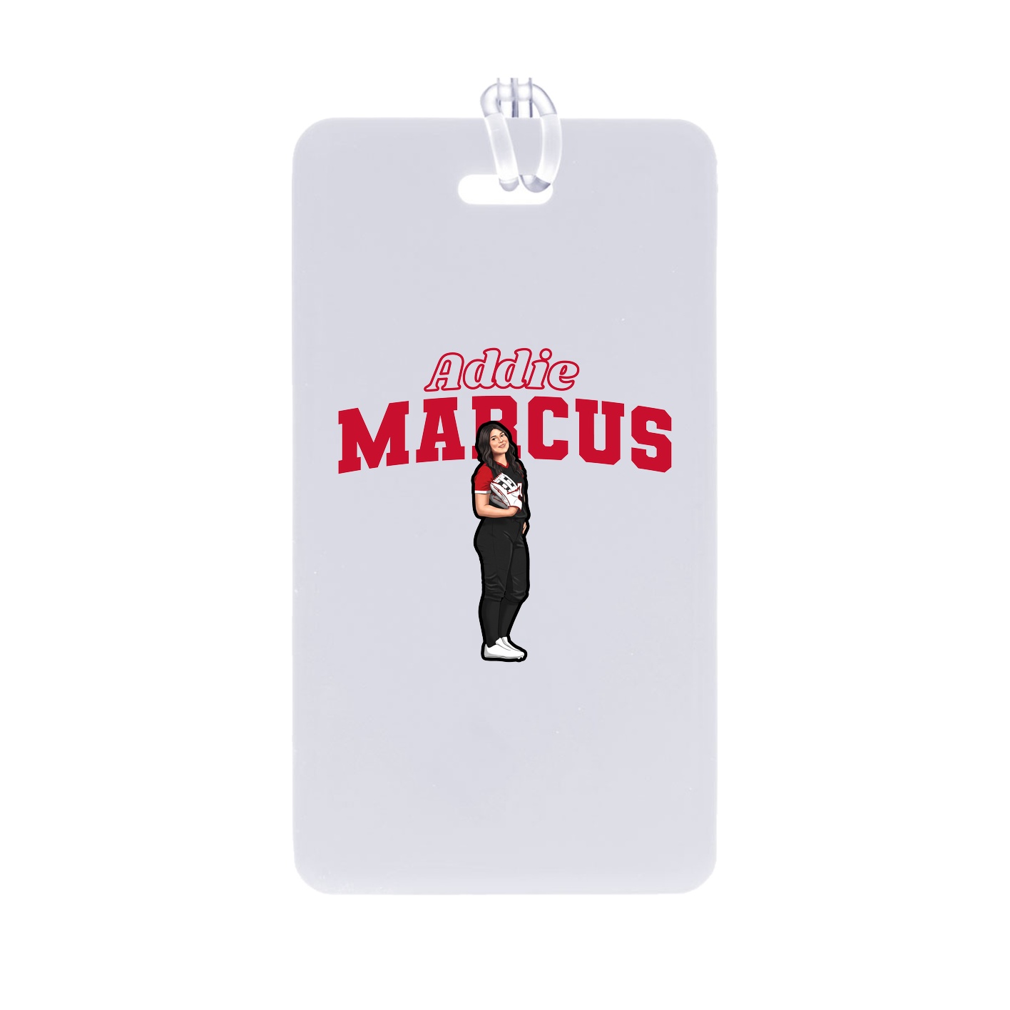 Bag Tag — Name Arch in Classic
