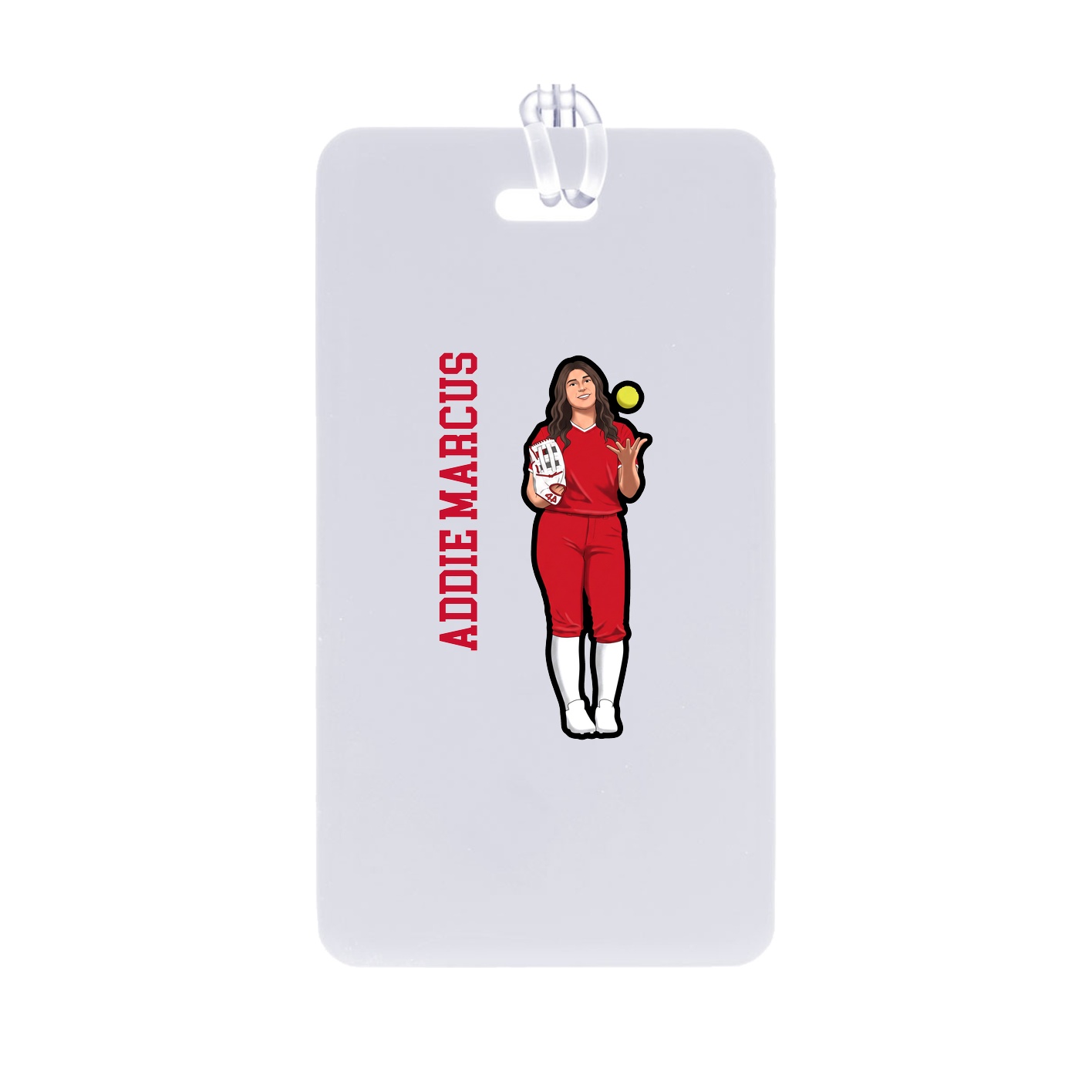 Bag Tag — Name Vertical in Classic