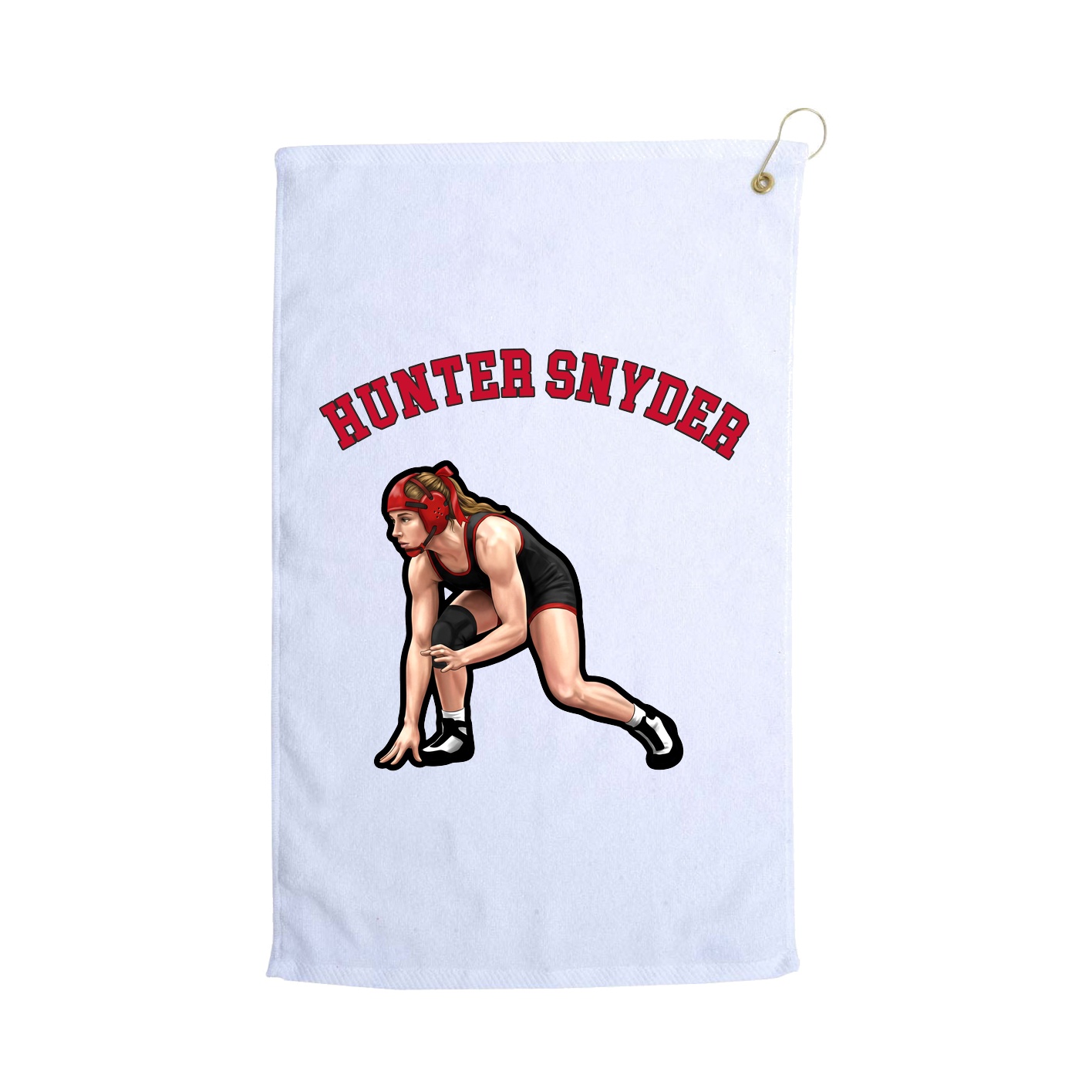 Golf Towel — Shirsey Arch in White