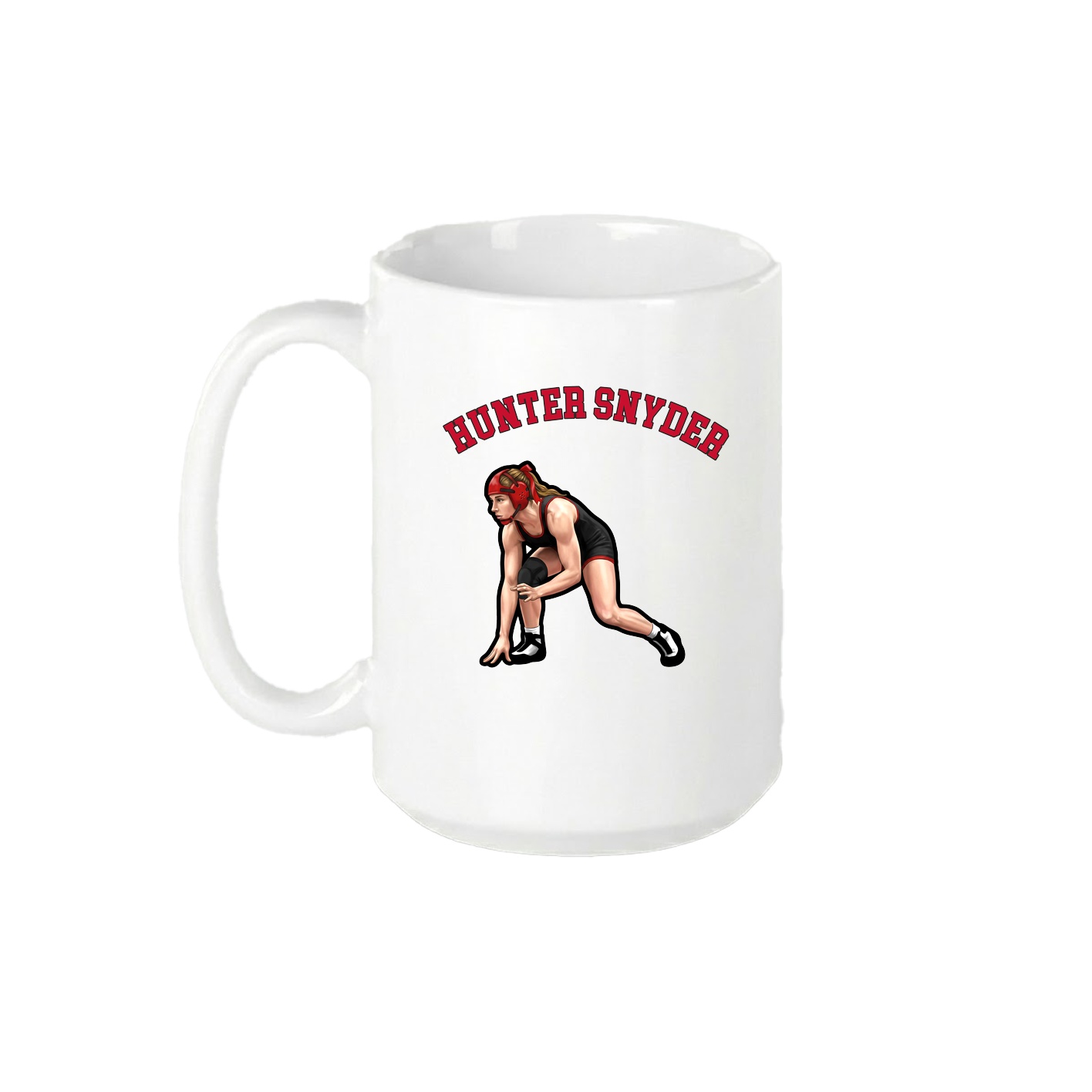 15oz Coffee Mug — Shirsey Arch in White
