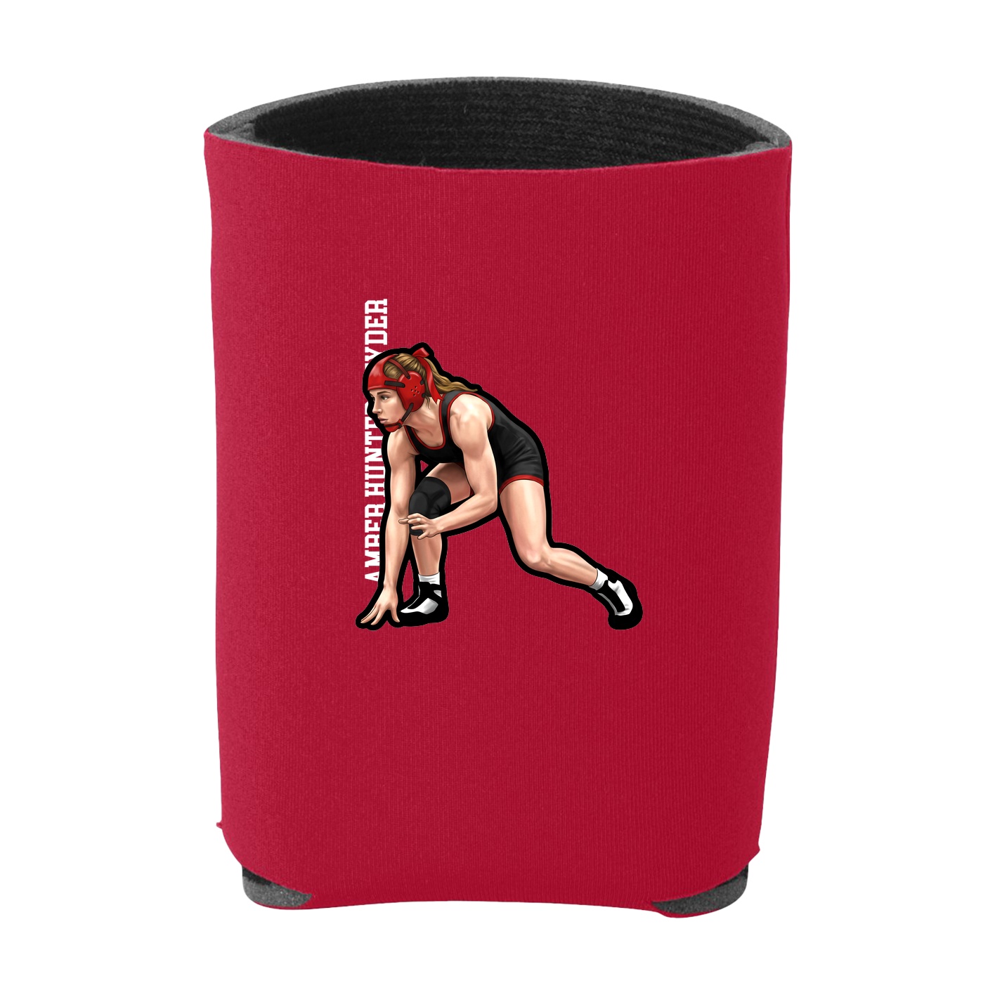 Can Holder — Name Vertical in Red