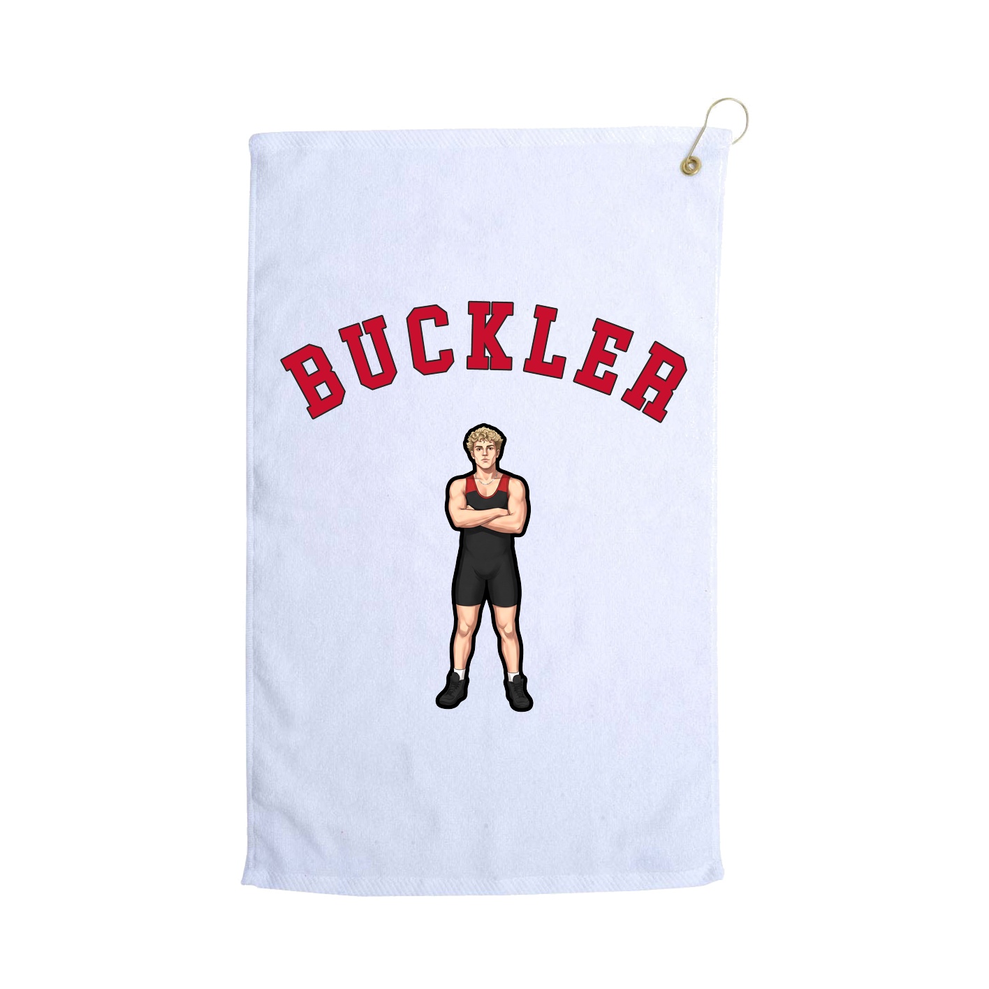 Golf Towel — Shirsey Arch in White