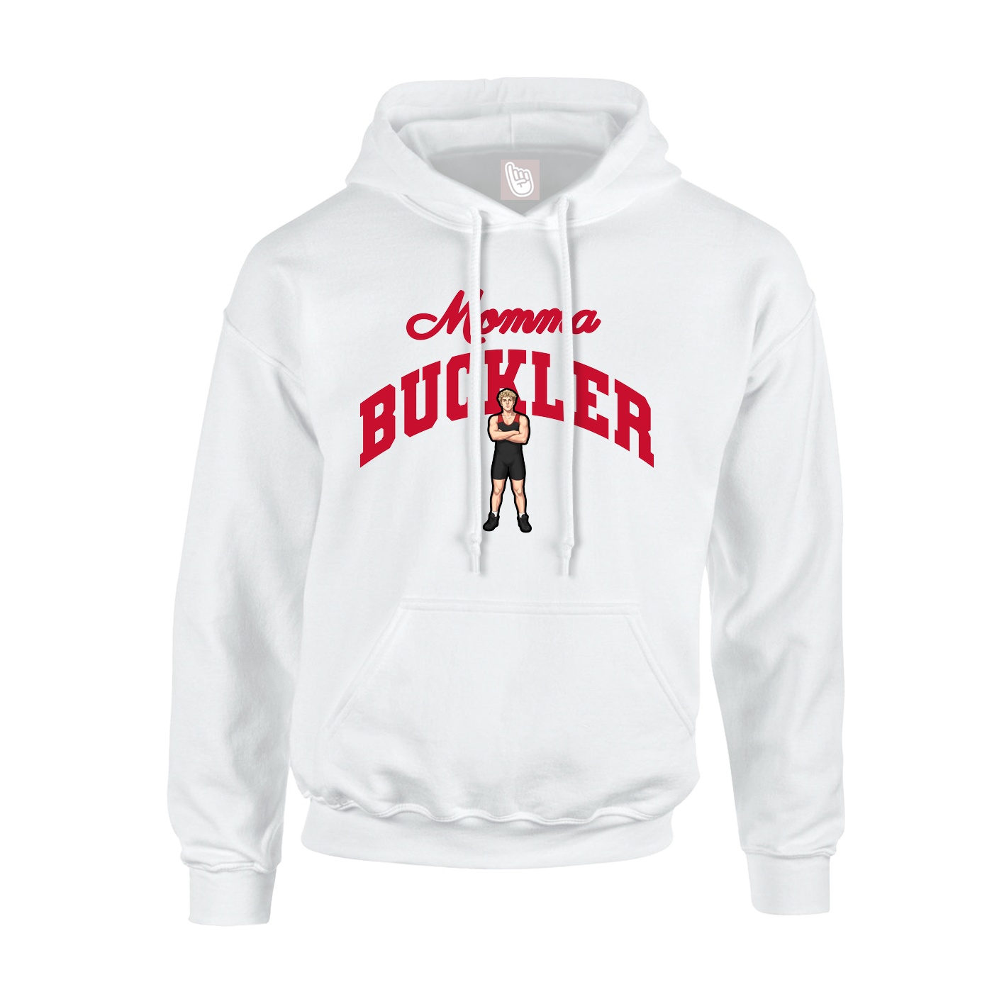 Youth Hoodie — Mothers Day Arch in White