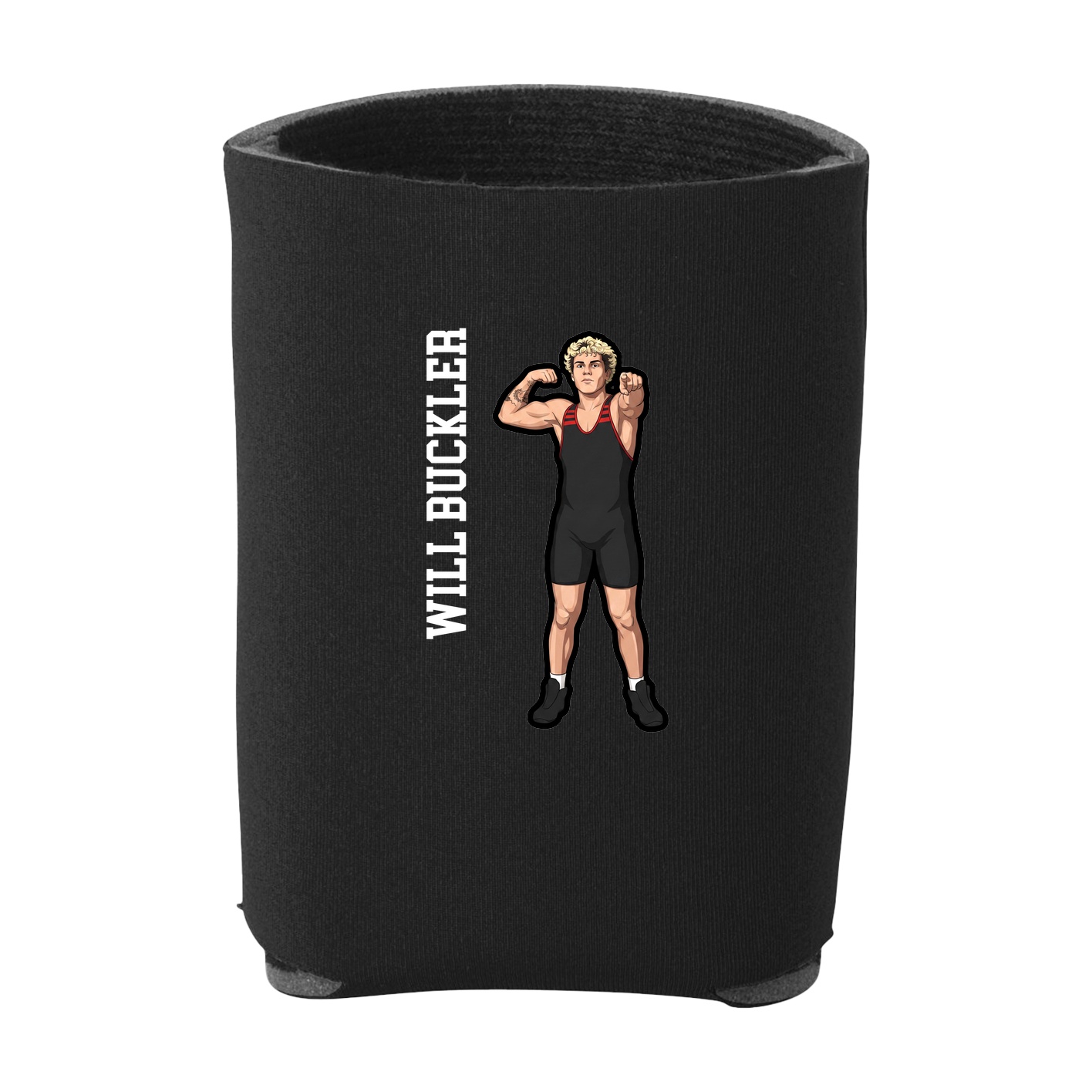 Can Holder — Name Vertical in Black