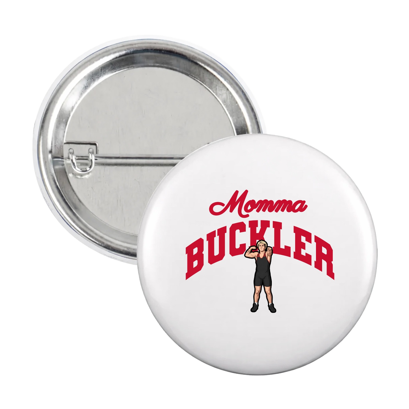 Game Day Button — Mothers Day Arch in White