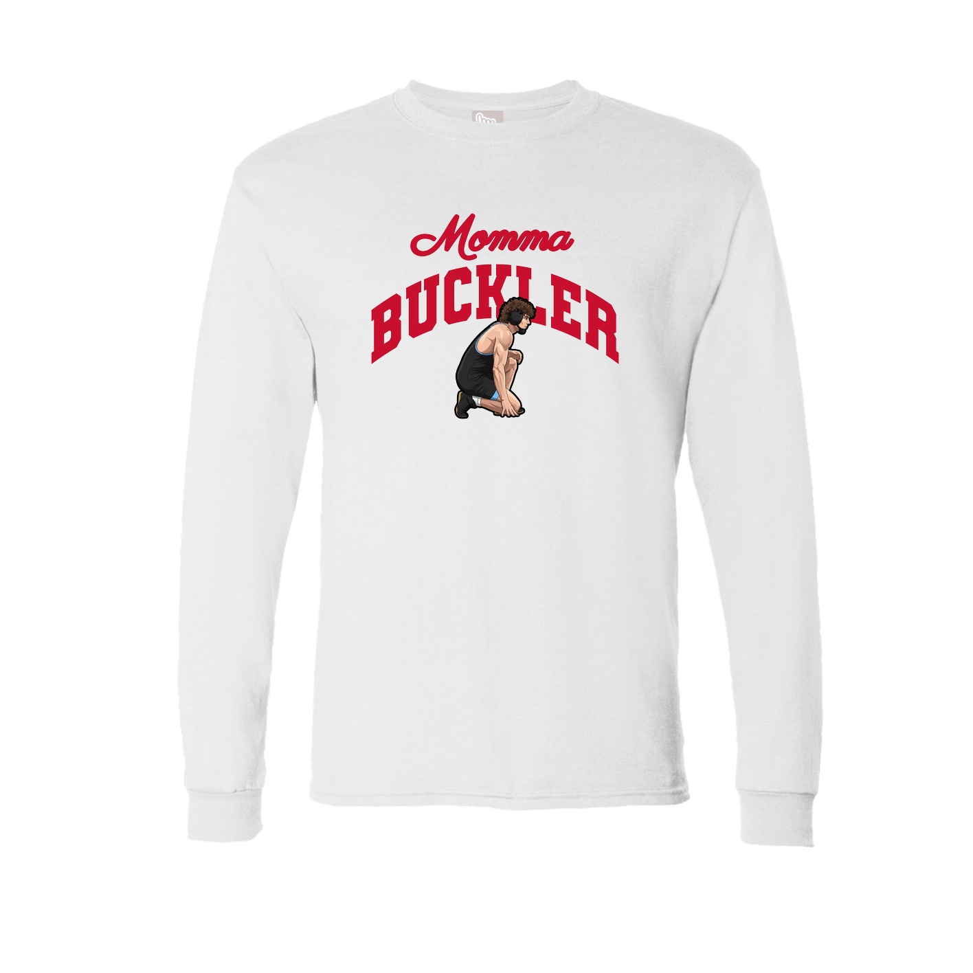 Long Sleeve Tee — Mothers Day Arch in White