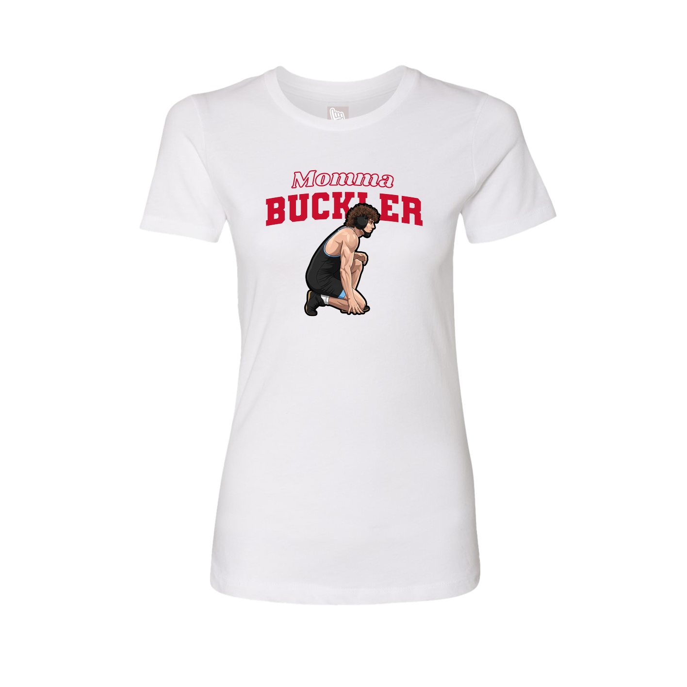 Womens Tee — Mothers Day Block in White