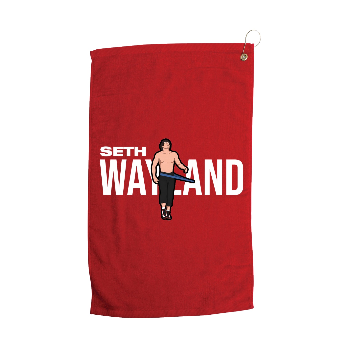 Golf Towel — Player Name in Red