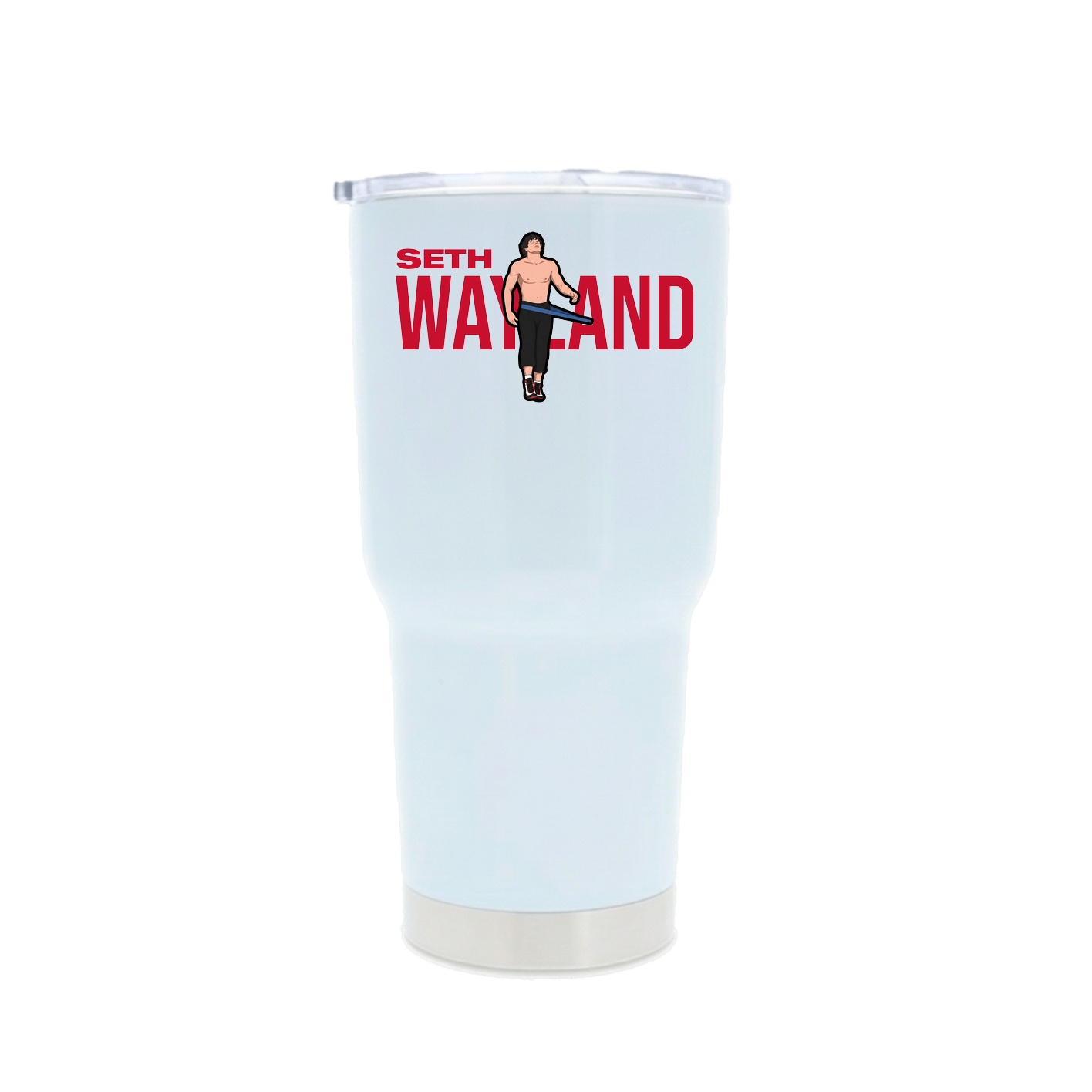 30oz Stainless Steel Tumbler — Player Name in White