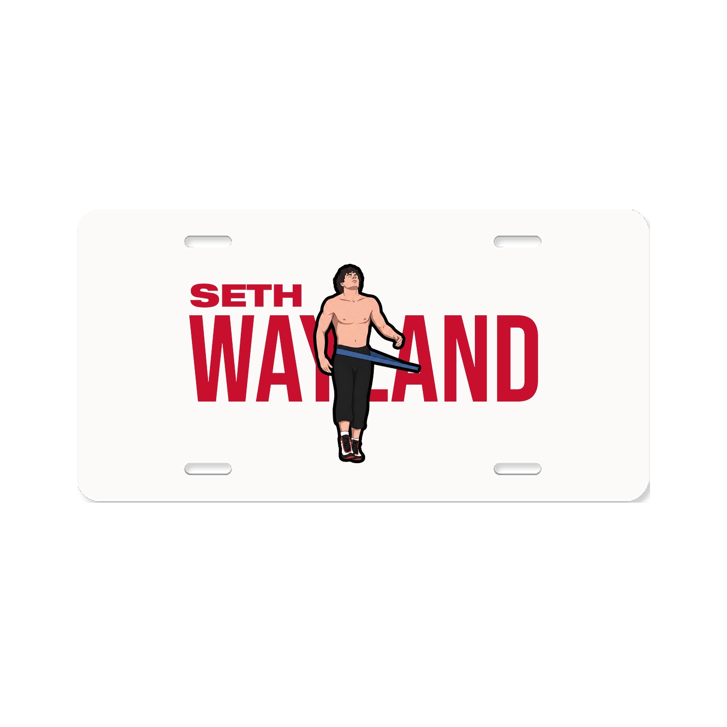 License Plate — Player Name in Classic
