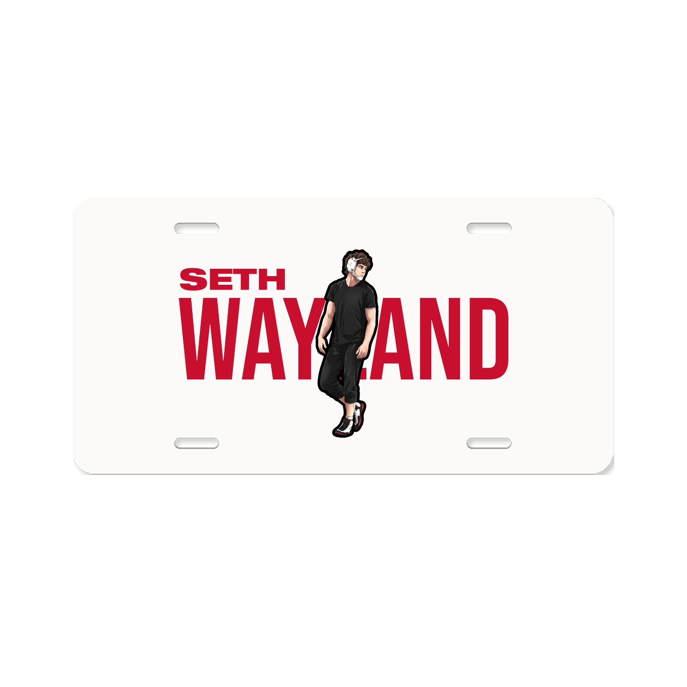 License Plate — Player Name in Classic