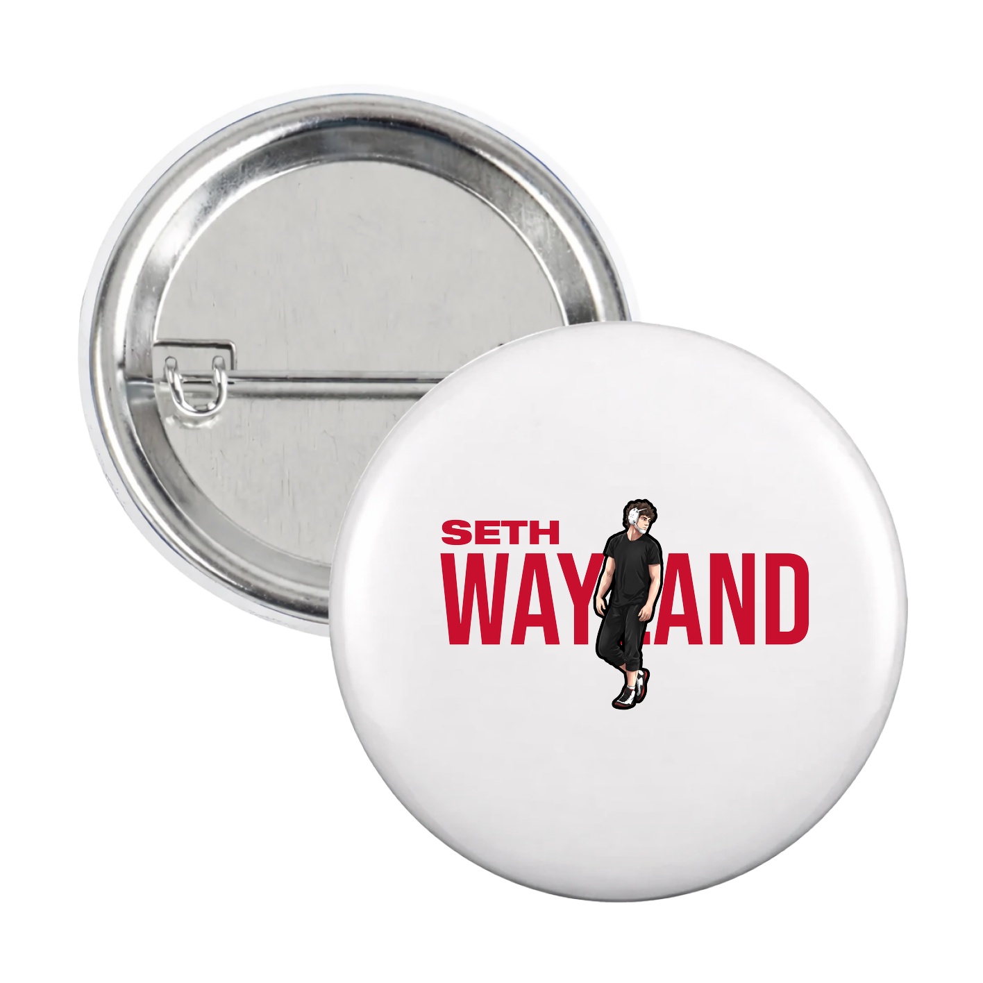 Game Day Button — Player Name in White