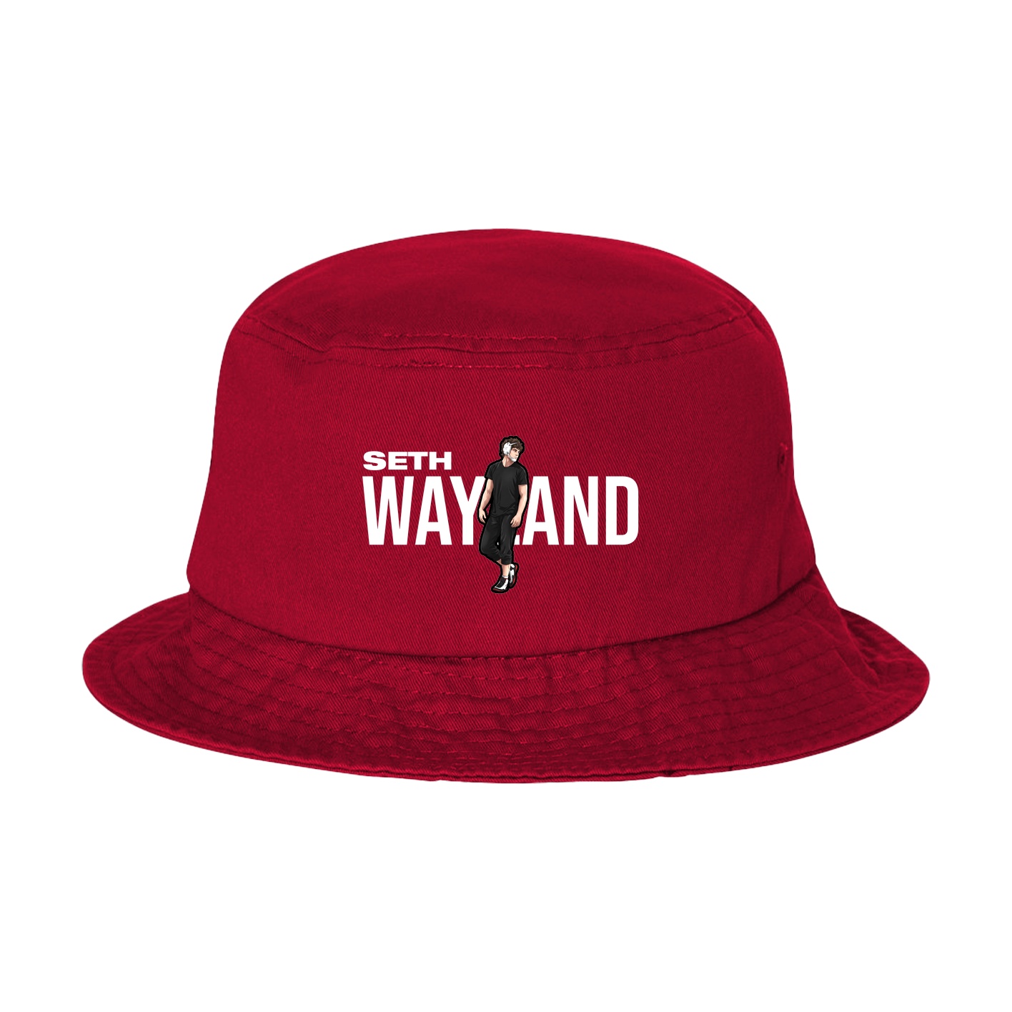 Bucket Cap — Player Name in Red