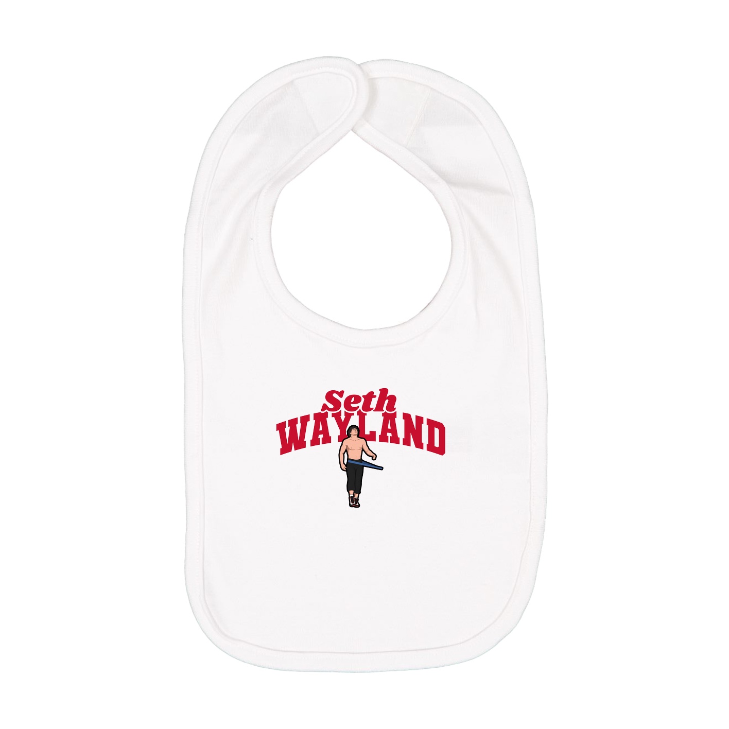 Infant Bib — Signature Arch in White