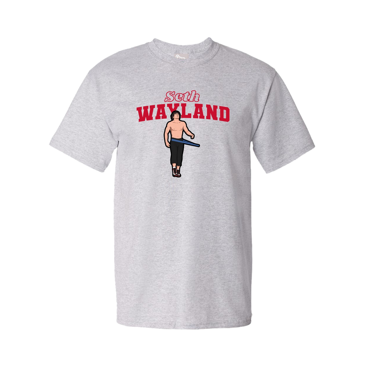 Youth Tee — Name Arch in Grey