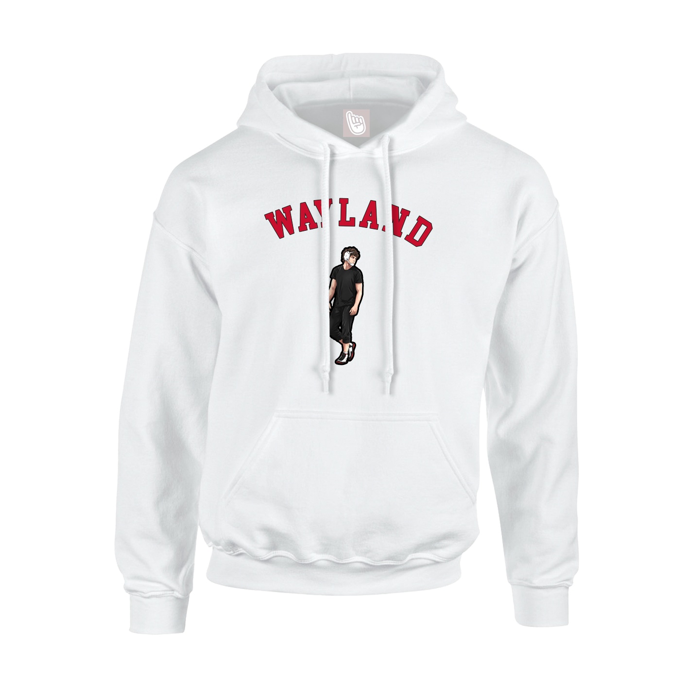 Hoodie — Shirsey Arch in White