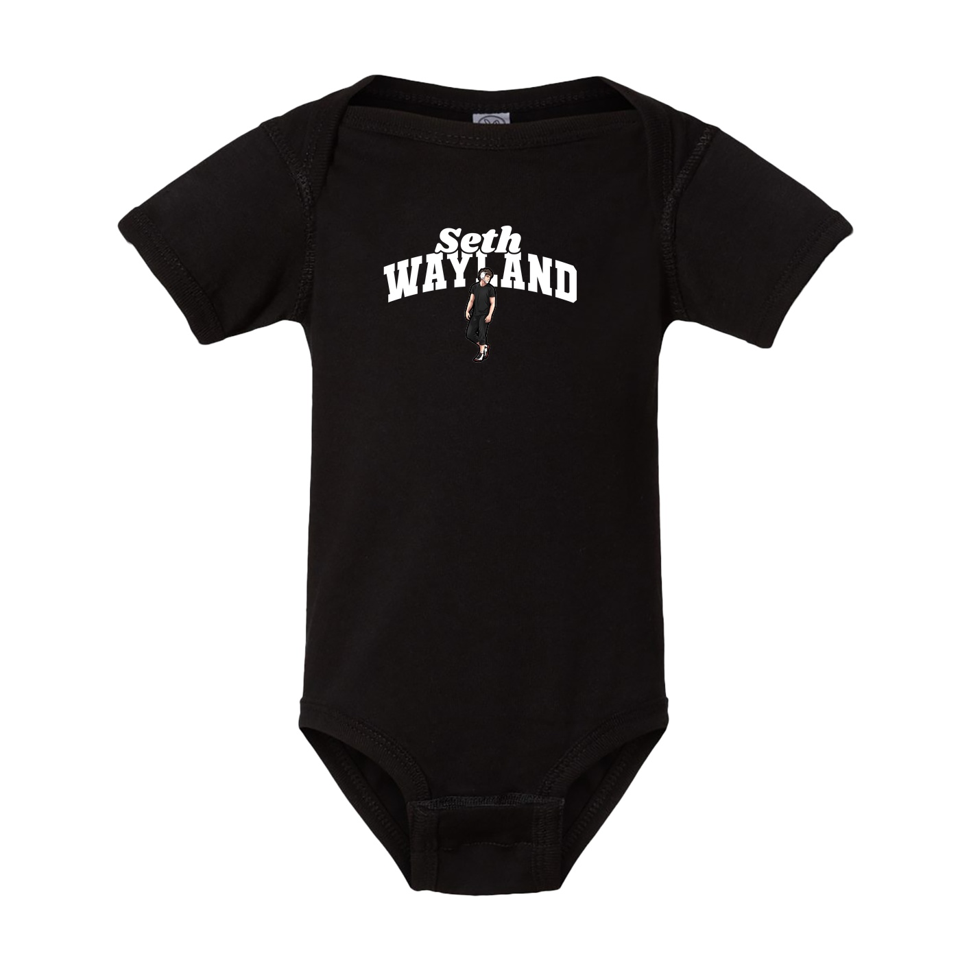 Baby Onesie — Signature Arch in Black