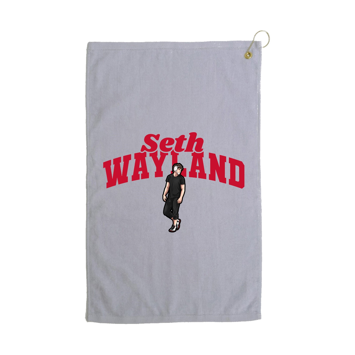 Golf Towel — Signature Arch in Grey
