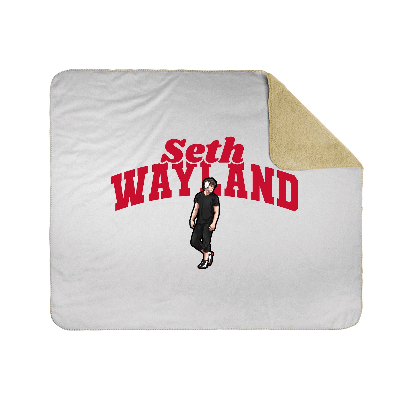 Throw Blanket — Signature Arch in White