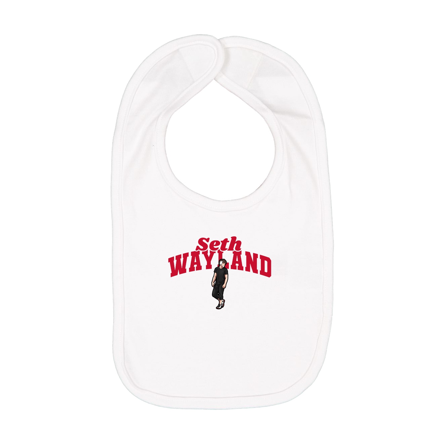 Infant Bib — Signature Arch in White