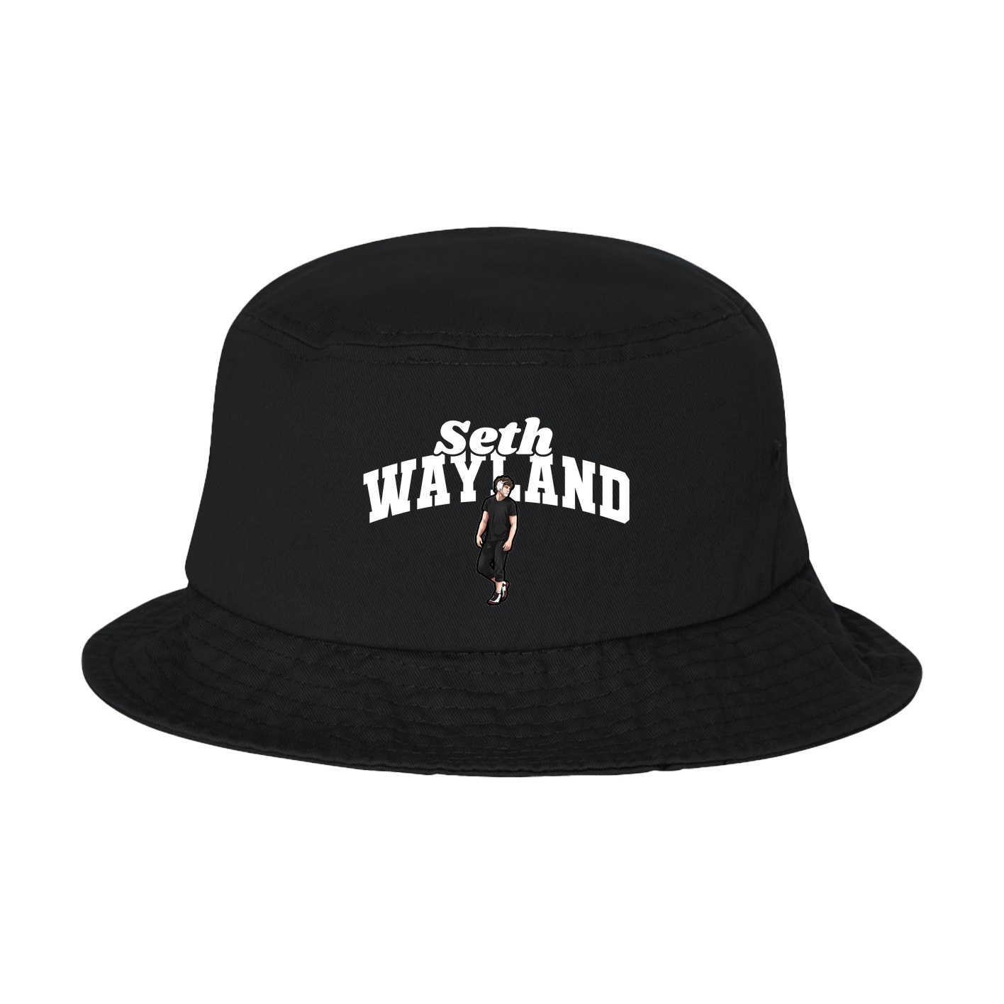 Bucket Cap — Signature Arch in Black