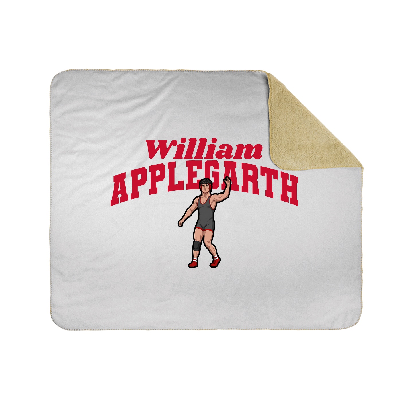 Throw Blanket — Signature Arch in White