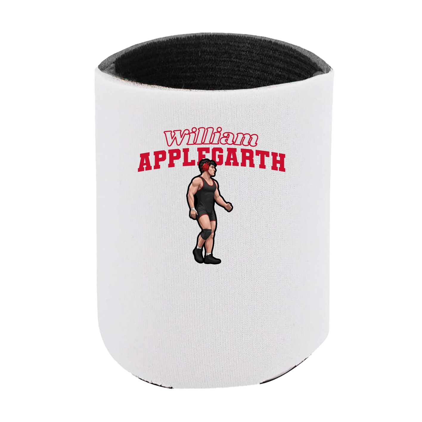 Can Holder — Name Arch in White