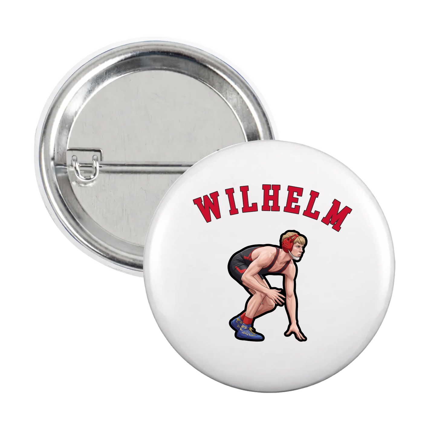 Game Day Button — Shirsey Arch in White