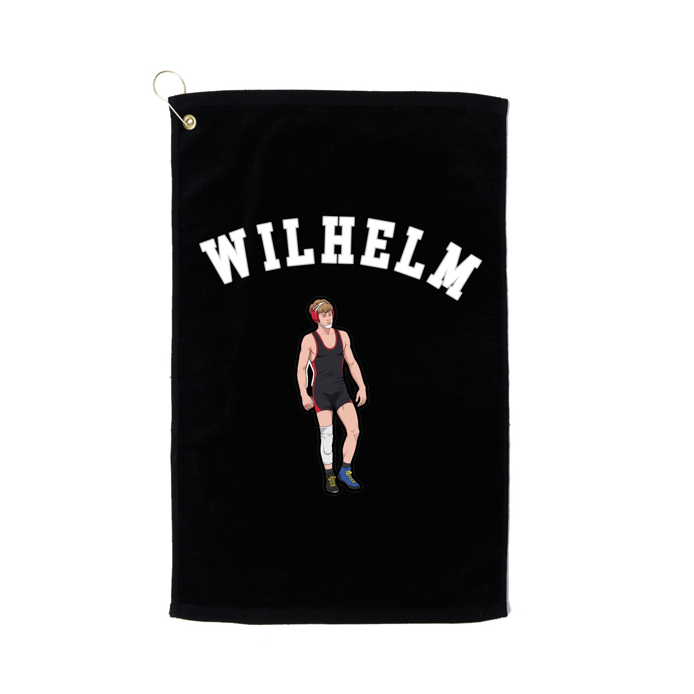 Golf Towel — Shirsey Arch in Black