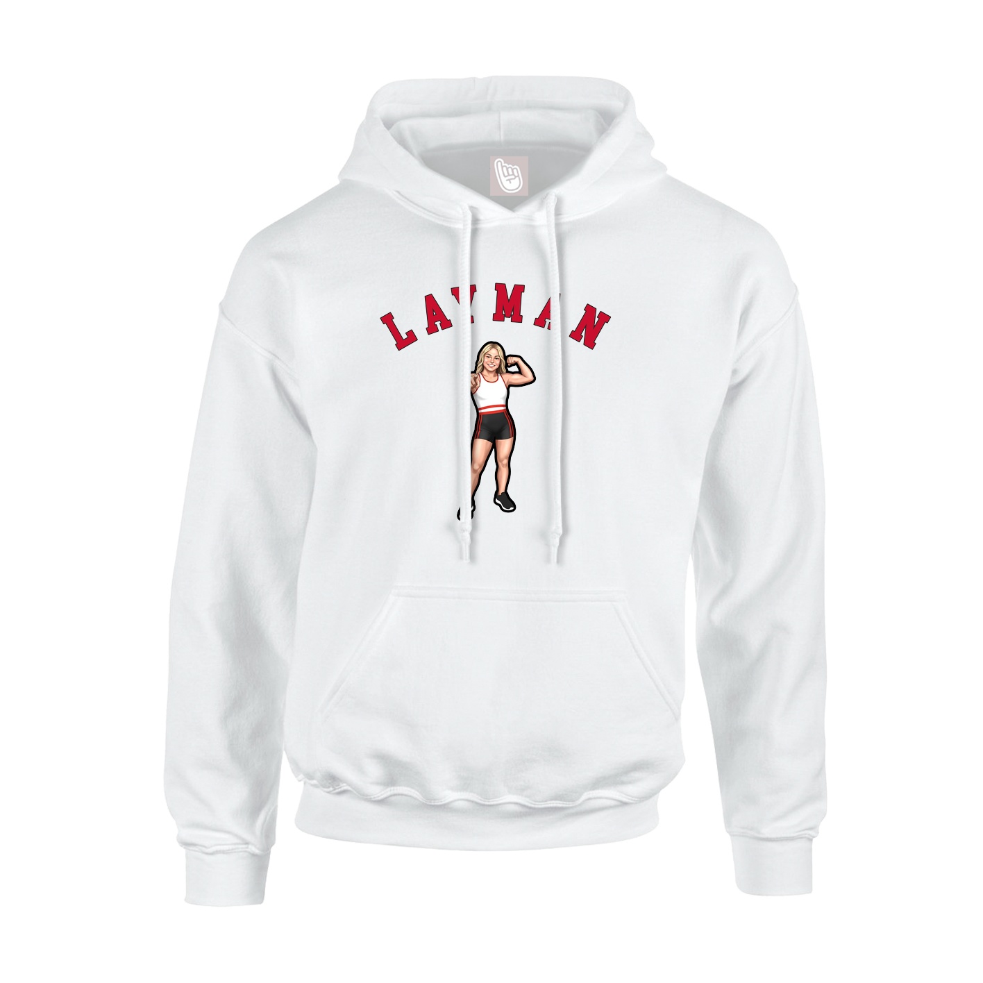 Hoodie — Shirsey Arch in White