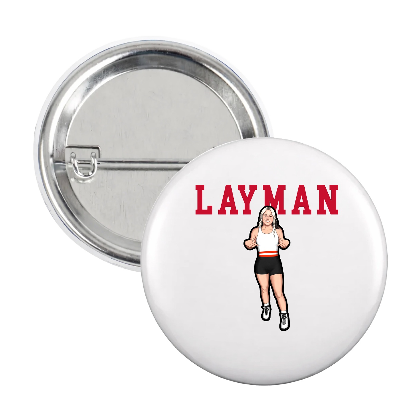 Game Day Button — Shirsey in White