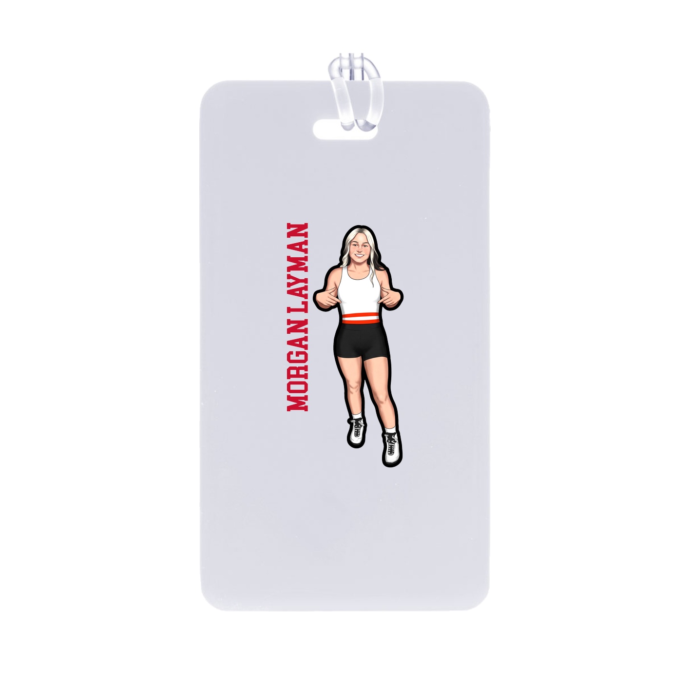 Bag Tag — Name Vertical in Classic
