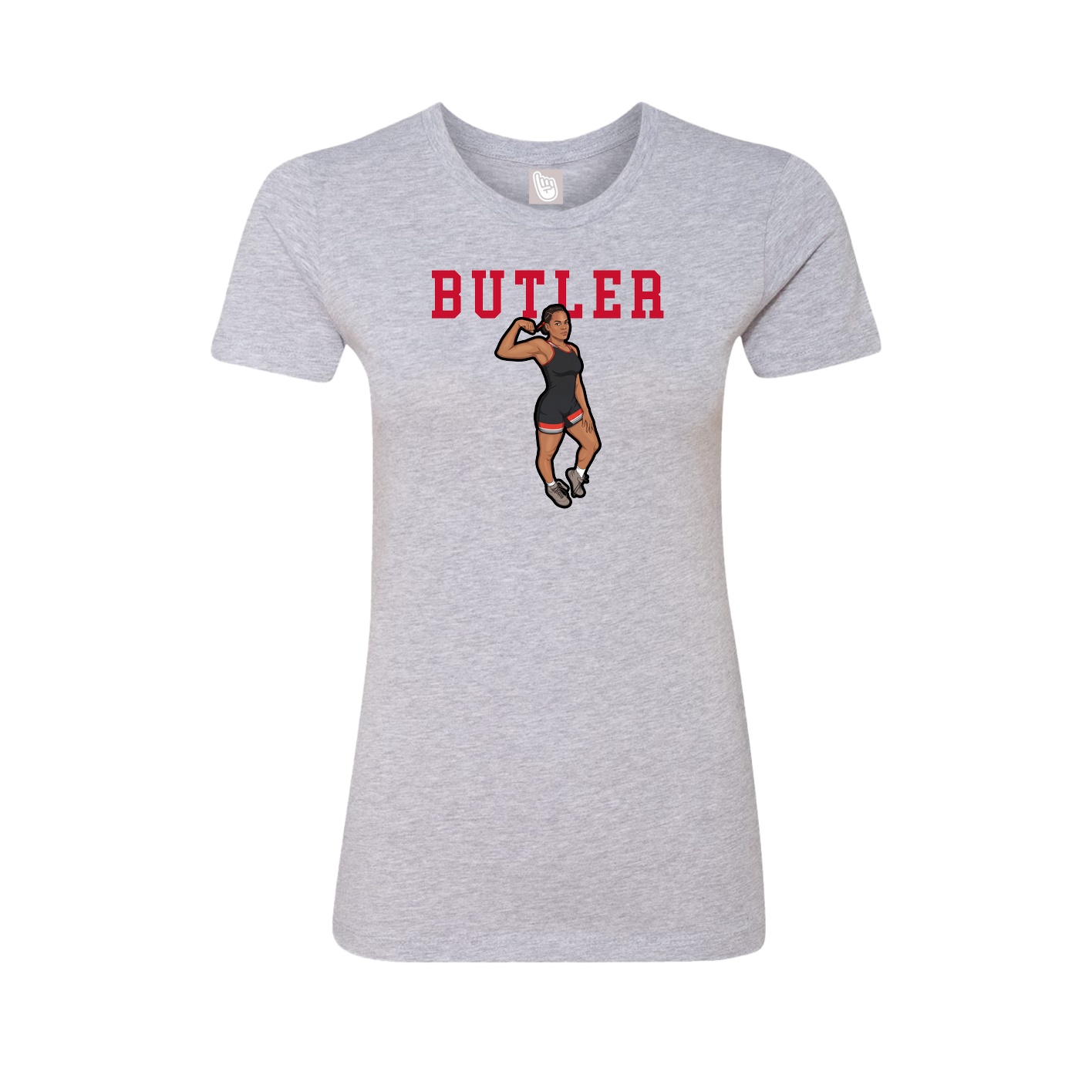 Fitted Women's Tee — Shirsey in Grey