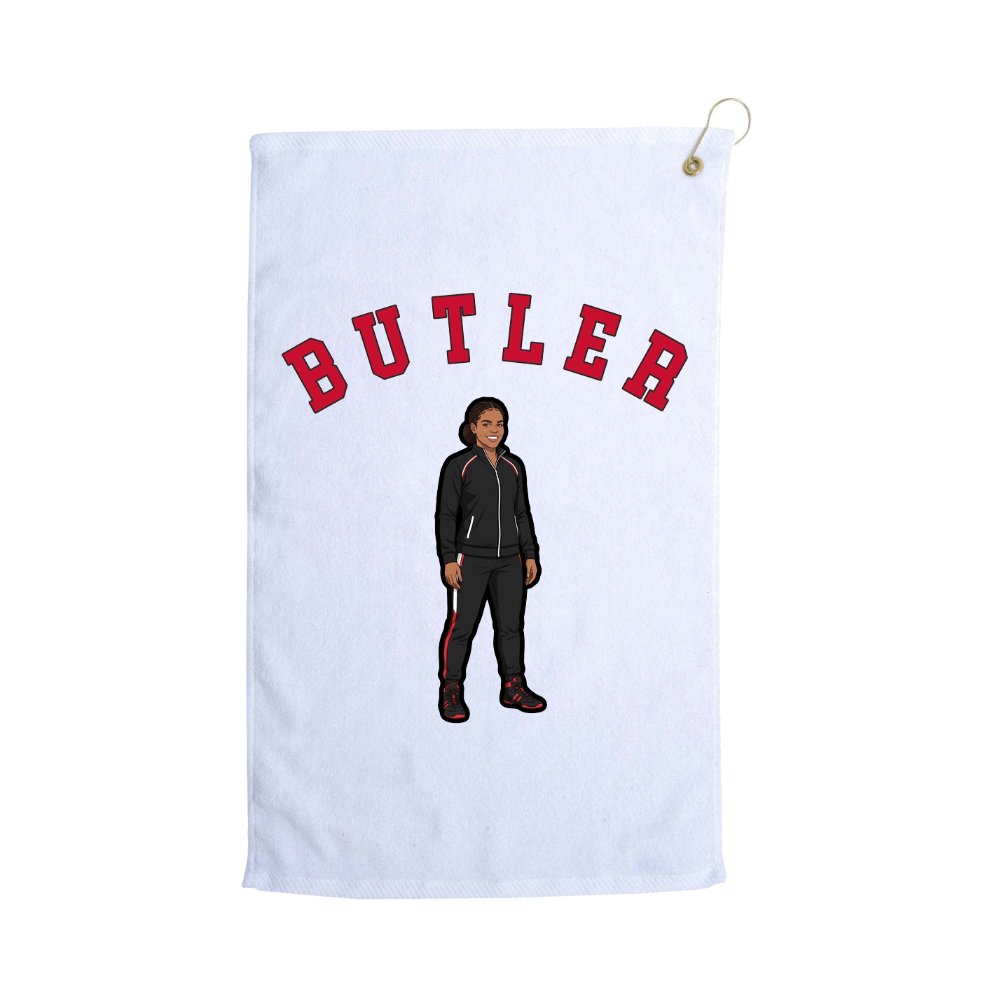 Golf Towel — Shirsey Arch in White