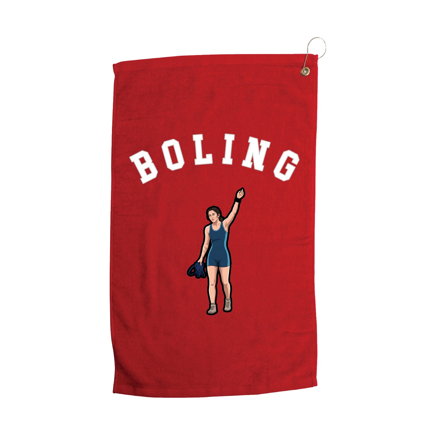 Golf Towel — Shirsey Arch in Red