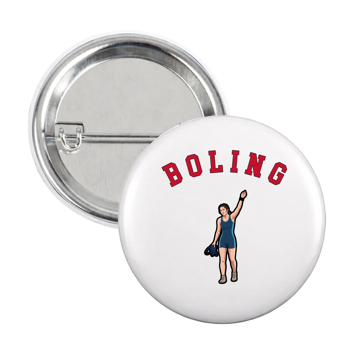 Game Day Button — Shirsey Arch in White